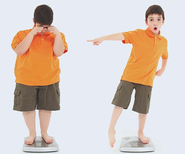 How does obesity affect height in children?